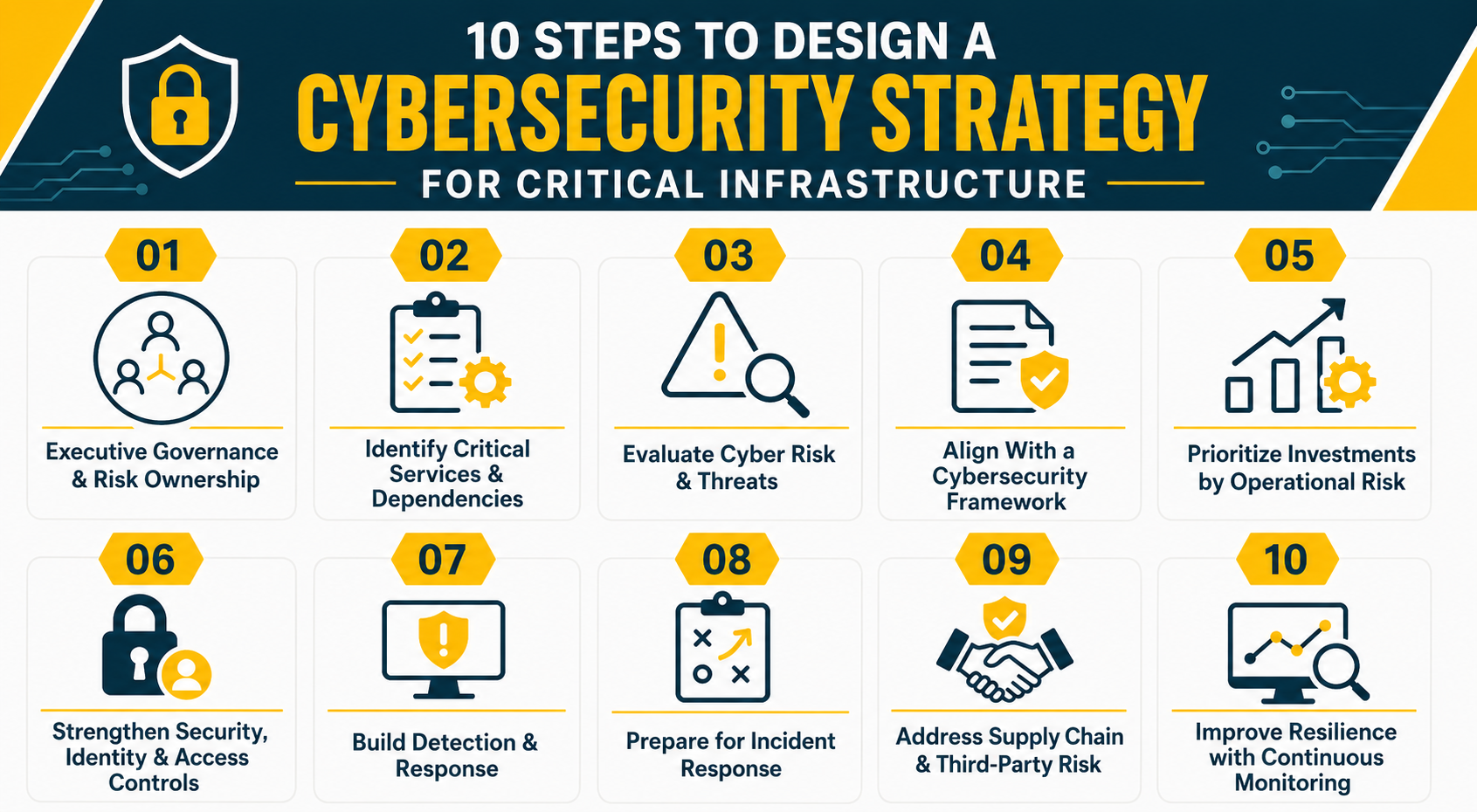 How To Design A Cybersecurity Strategy For Critical Infrastructure