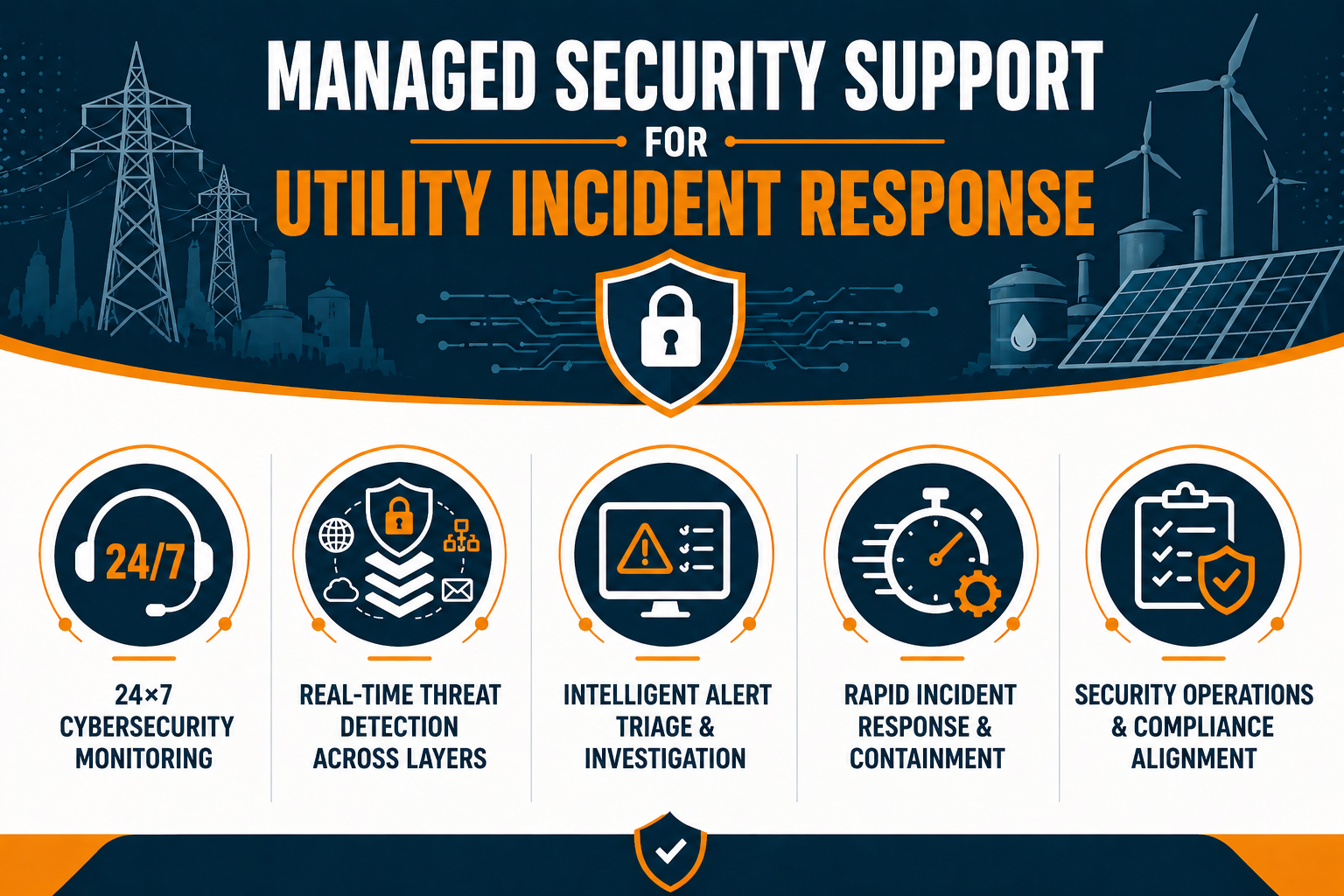Managed Security Support For Utility Incident Response